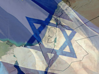 Israelkart og -flagg